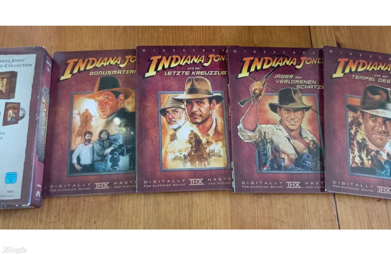 Indiana jones DVD díszdoboz