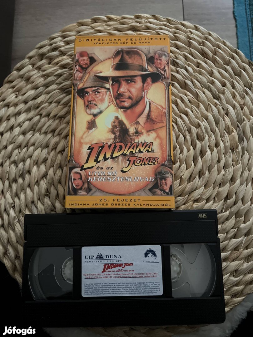 Indiana jones utolsó kereszteslovag vhs