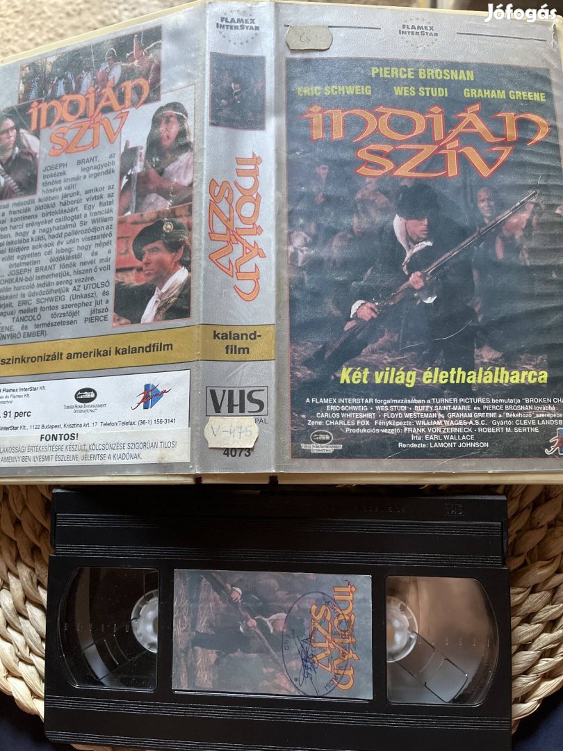 Indiánszív vhs