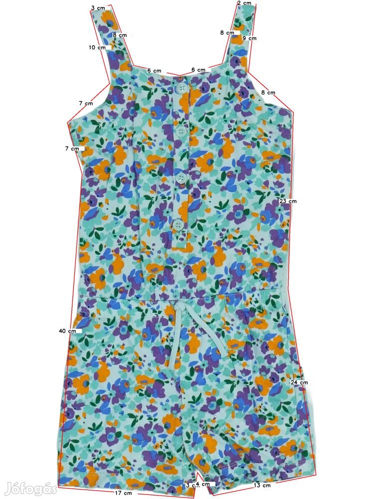 Indigo Használt (újszerű) Lány Playsuit / Jumpsuit (Méret: 116)