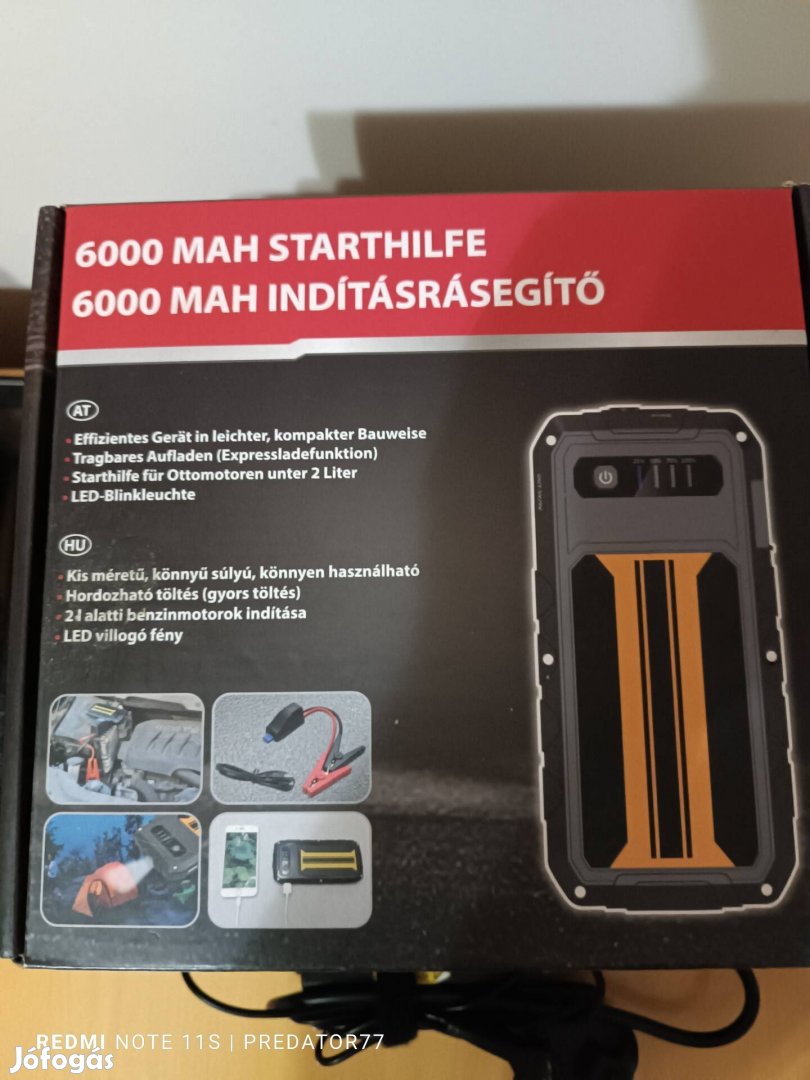 Inditás resegítő+ powerbank (új) eladó!
