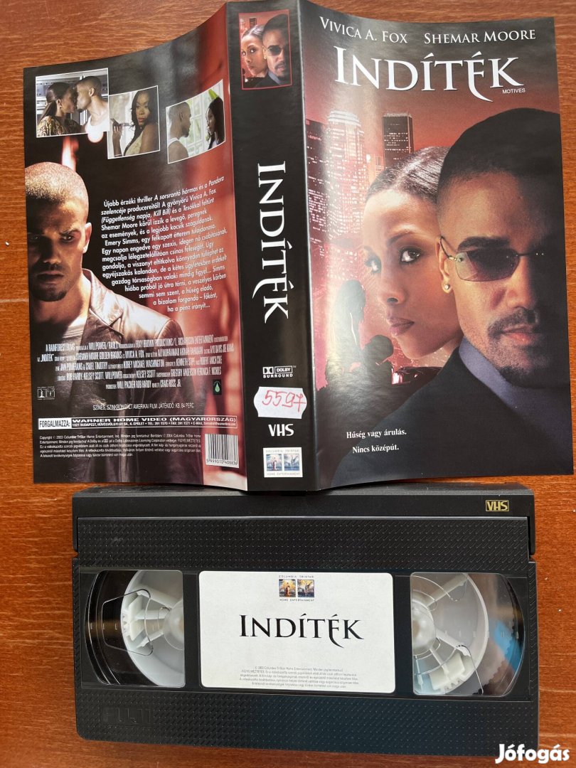 Indíték vhs.   