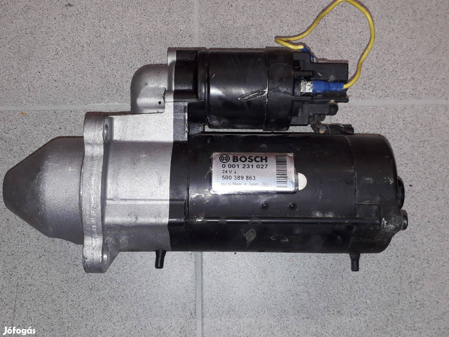 Indítómotor önindító 24V Bosch teherautó gép kamion