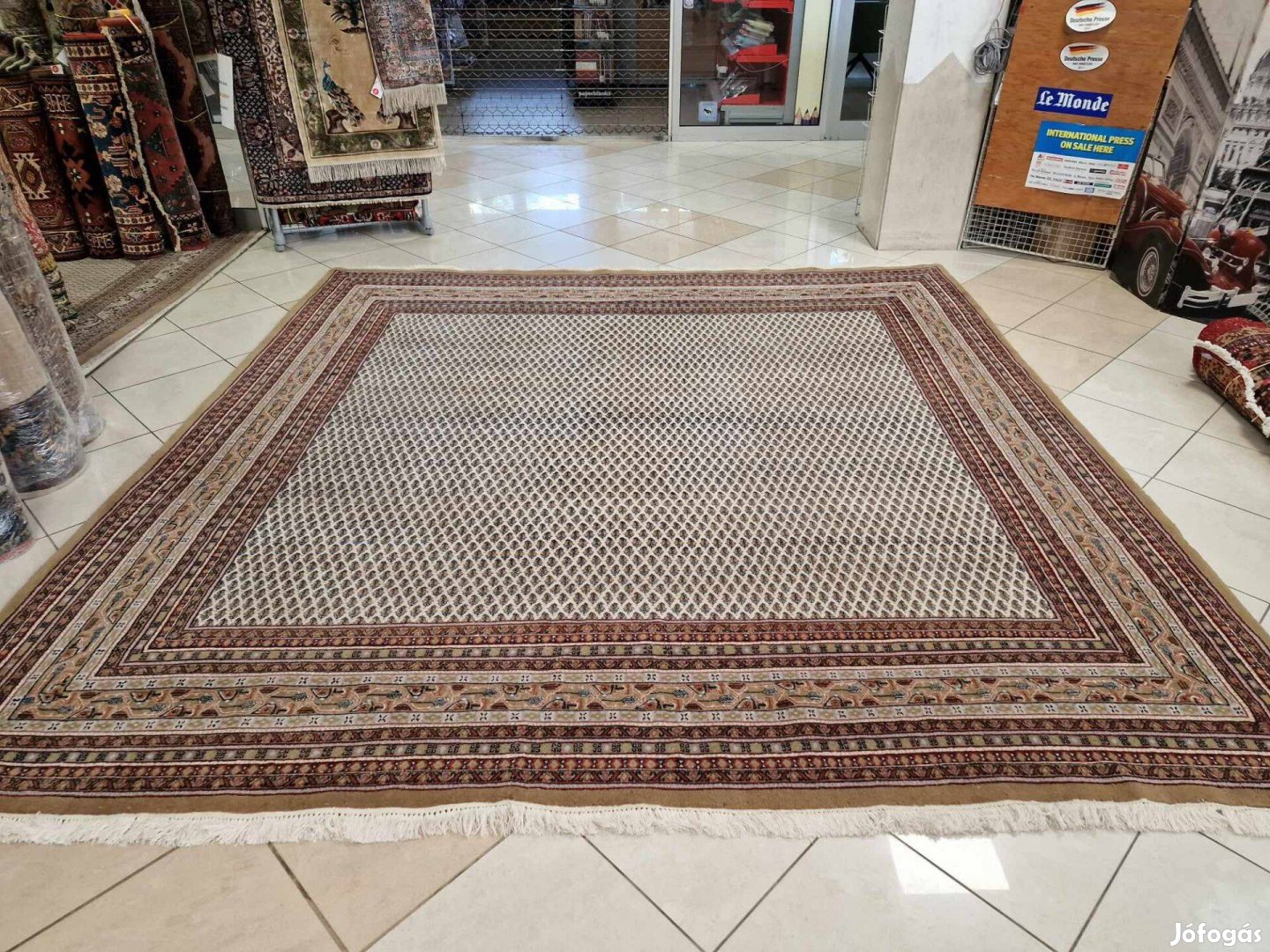 Indo mír 295x310 cm kézi csomózású gyapjú perzsa szőnyeg BFZ668