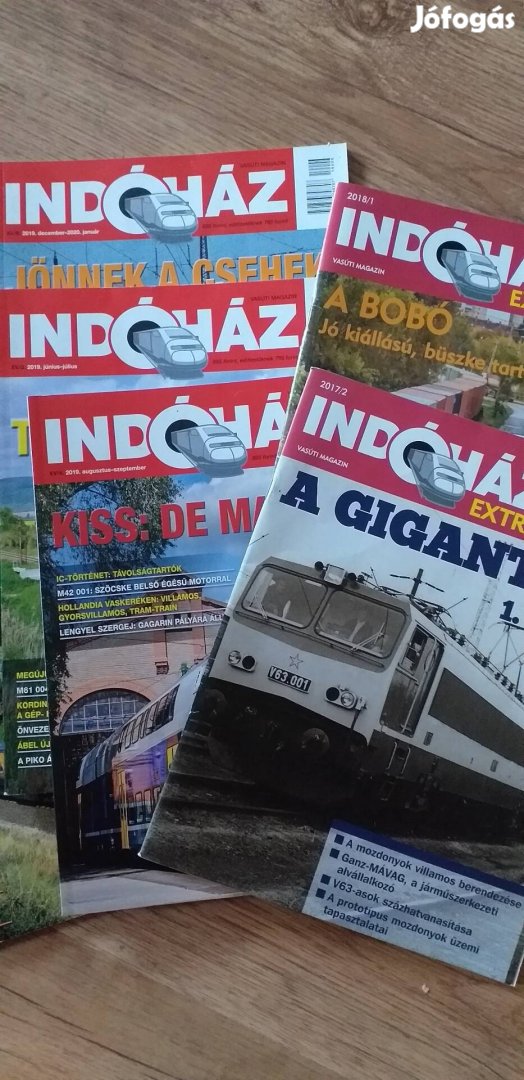 Indóház vasúti magazinok