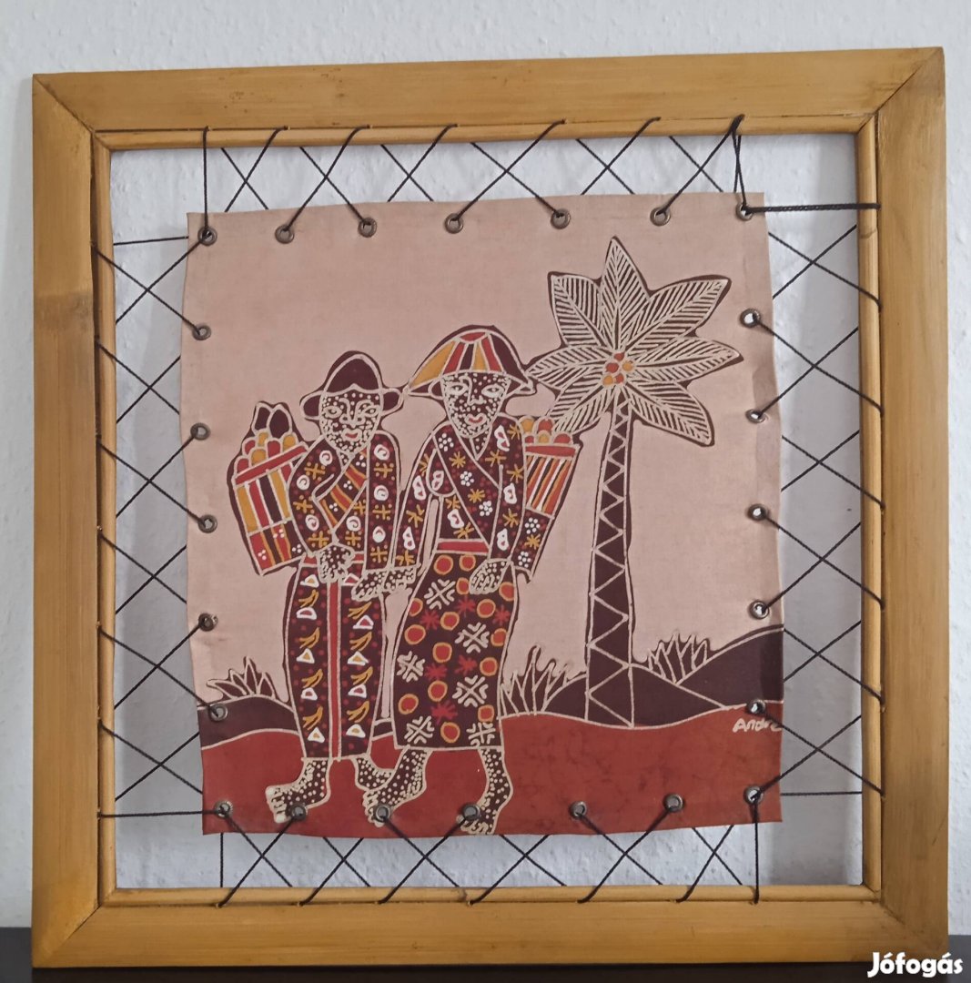 Indonéz batik vászonkép 