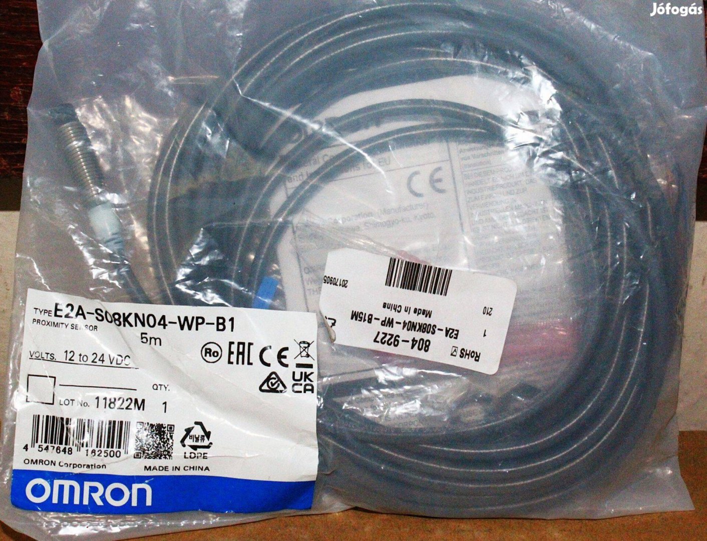 Induktív érzékelő szenzor Omron új 7178
