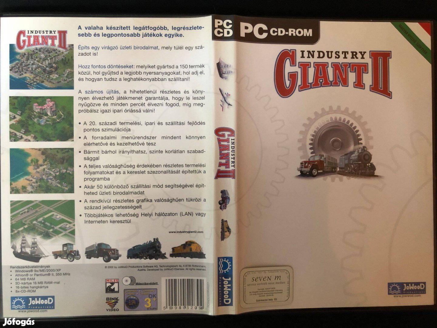Industry Giant 2. PC játék (karcmentes, magyar nyelvű, szeriál számmal