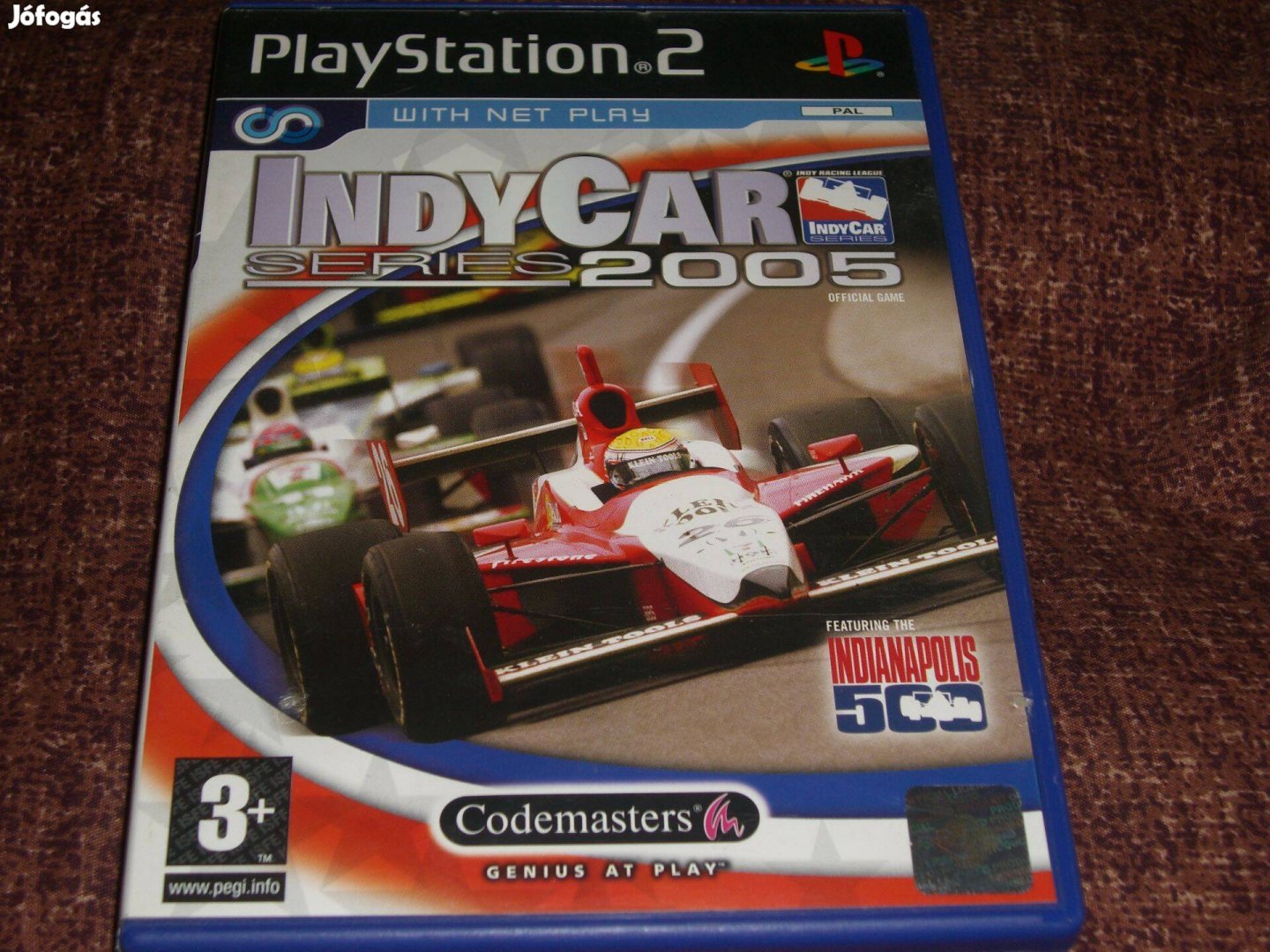 Indycar Playstation 2 eredeti lemez eladó ( 2500 Ft )