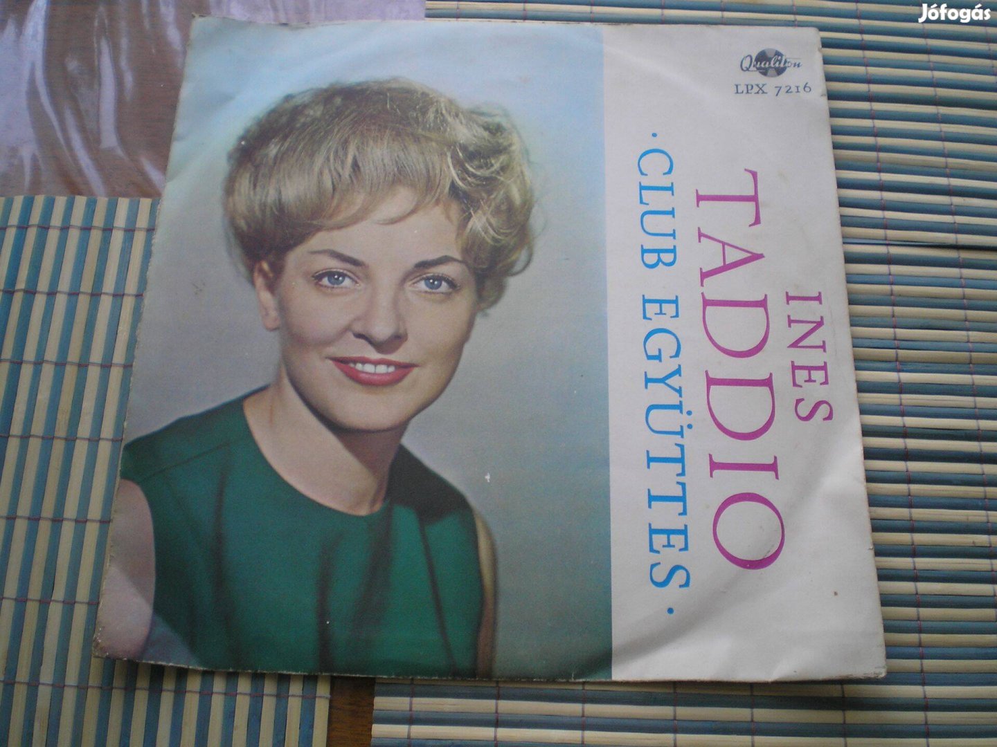 Ines Taddio olasz énekesnő bakelit lemez LP nagyjából 1963