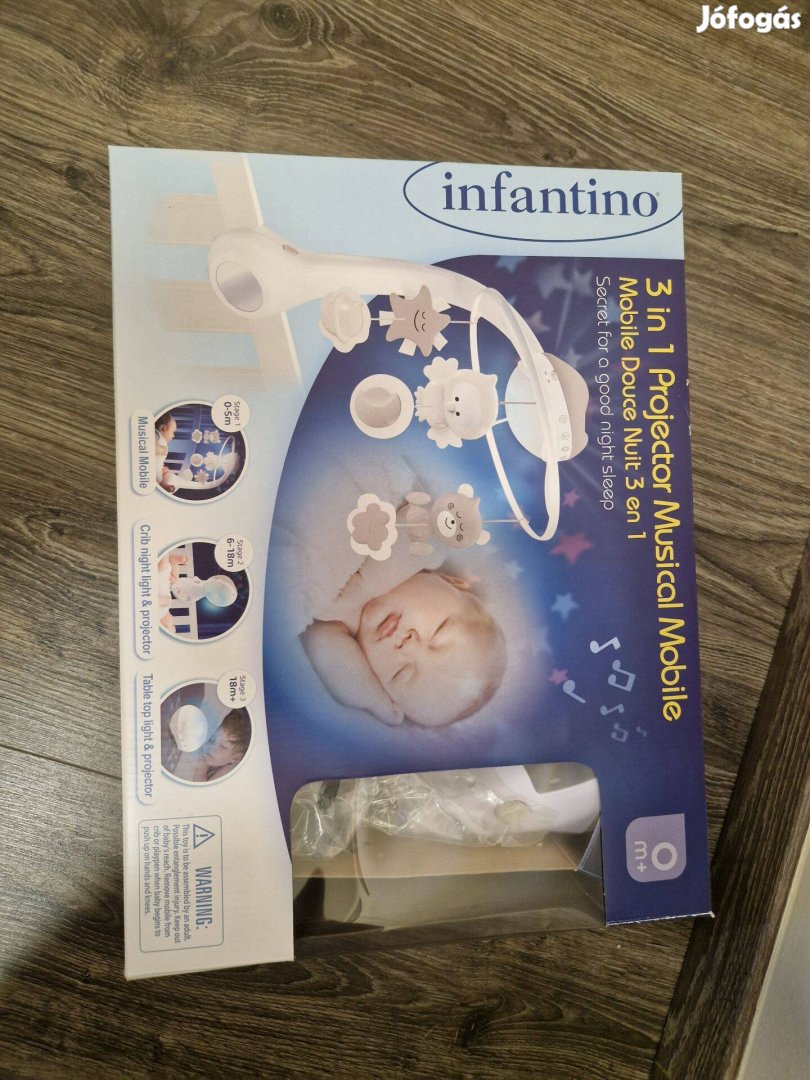 Infantino 3in1 Projector zenélő körforgó