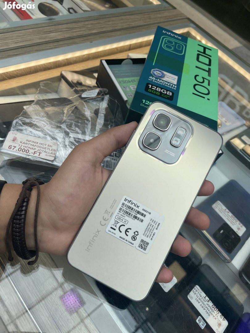 Infinix Hot 50 i 12 hónap jótállással