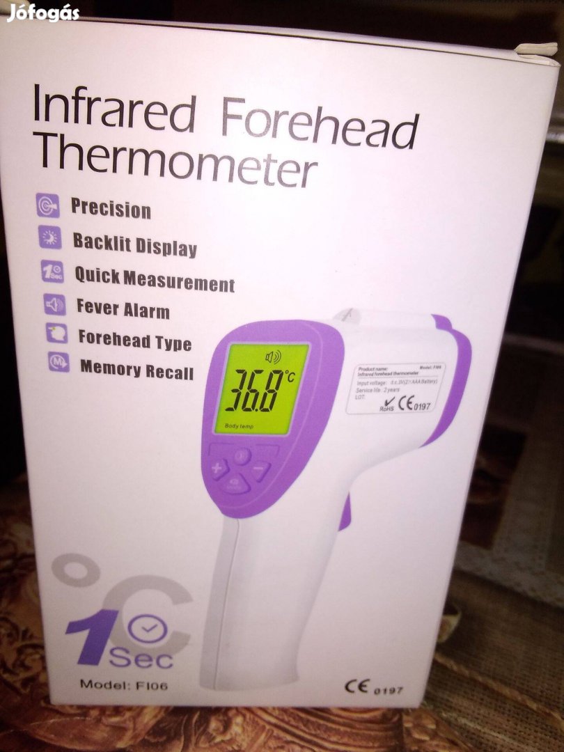 Infra Forehead Thermometer Lázmérő