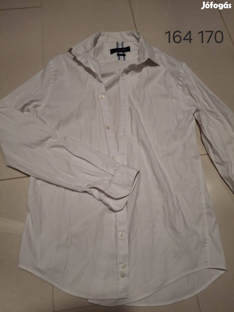 Ing Zara fehér 164 170 176 S ünneplő ing