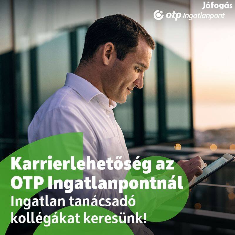 Ingatlanértékesítő az Otp ingatlanpontnál