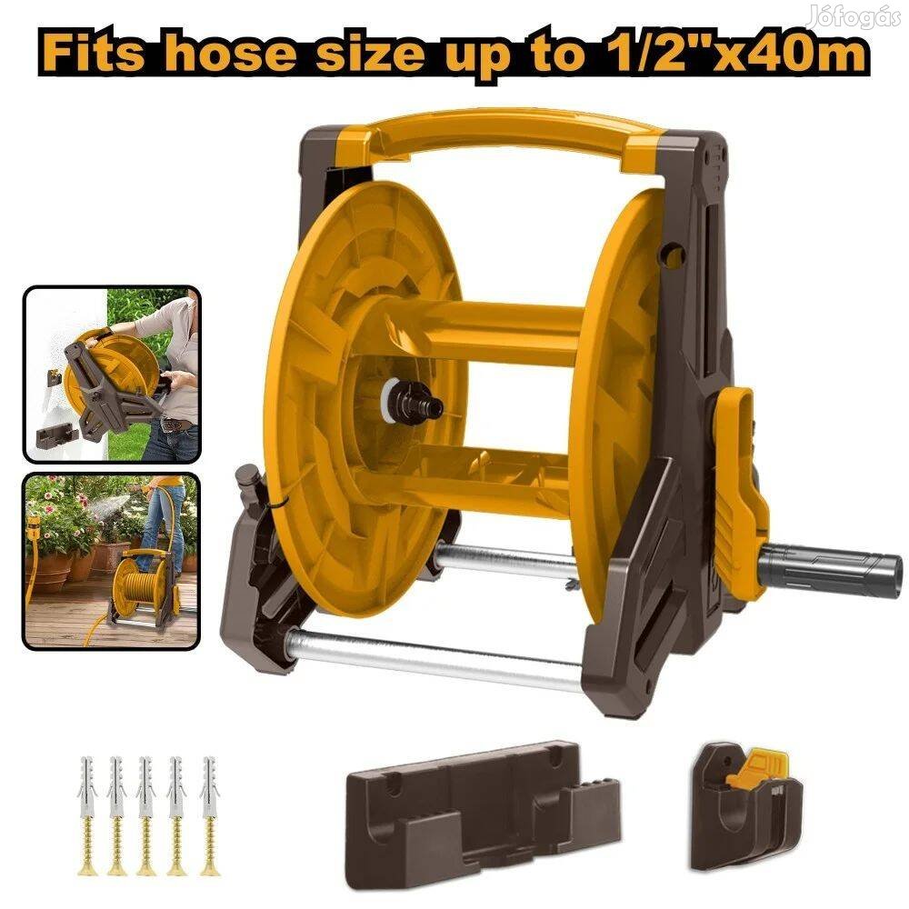 Ingco Tömlőtartó kocsi 1/2" 40 m