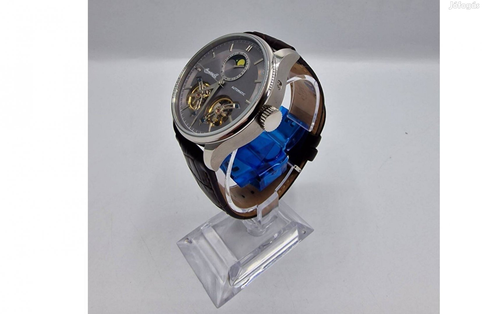 Ingersoll Automatic I07201 férfi karóra, 44mm, barna bőr, Akciós