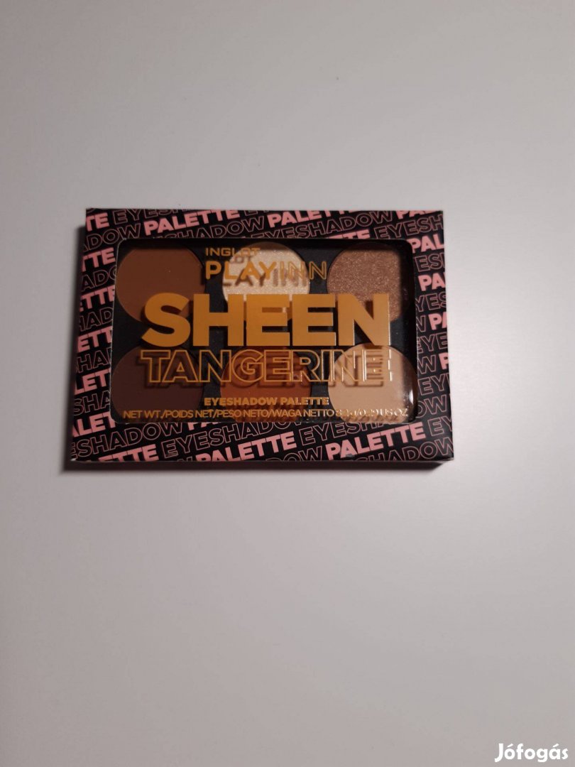 Inglot Playinn Sheen Tangerine szemhéjpúder paletta