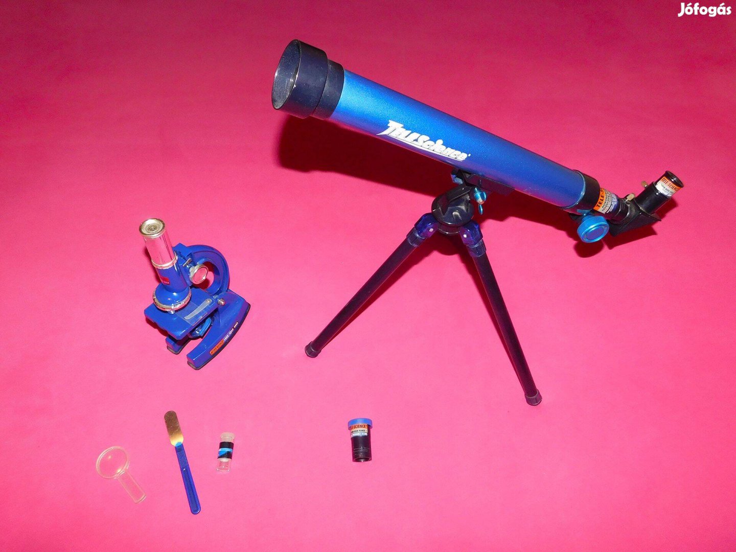 Ingyen Posta, Teleszkóp - mikroszkóp szett gyerekeknek, 6 éves kortól