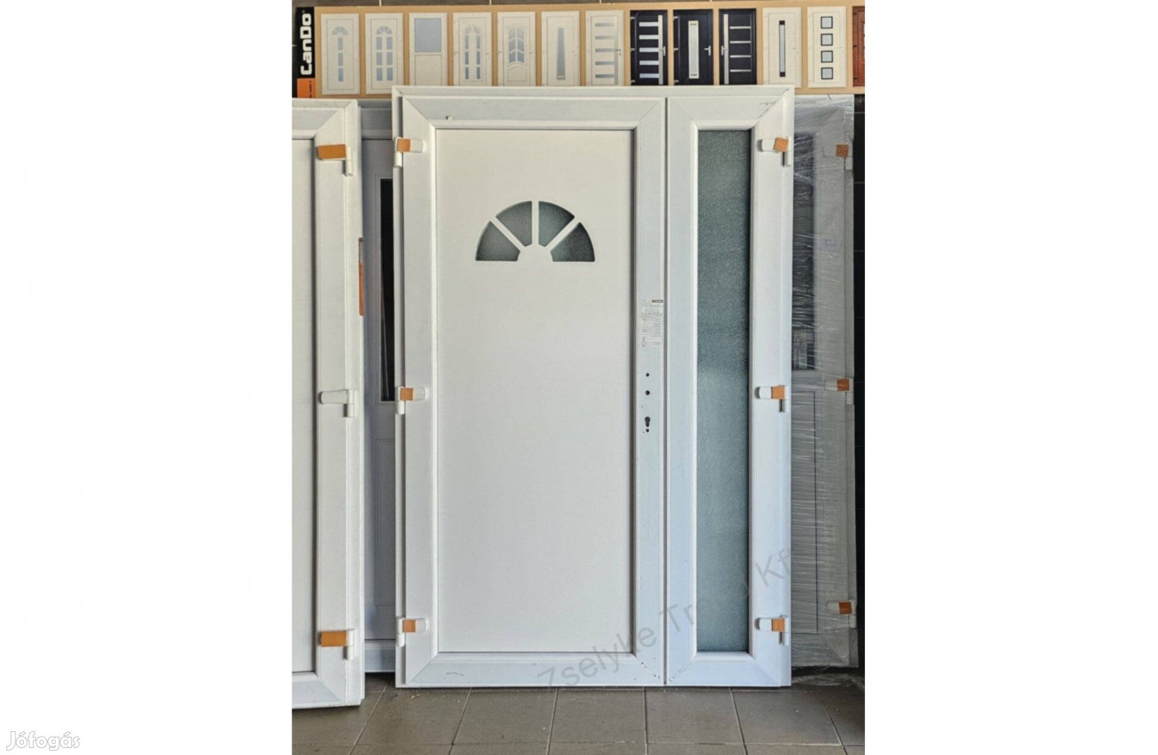 Ingyen Szállítva 138x208 cm kétszárnyú bejárati ajtó -