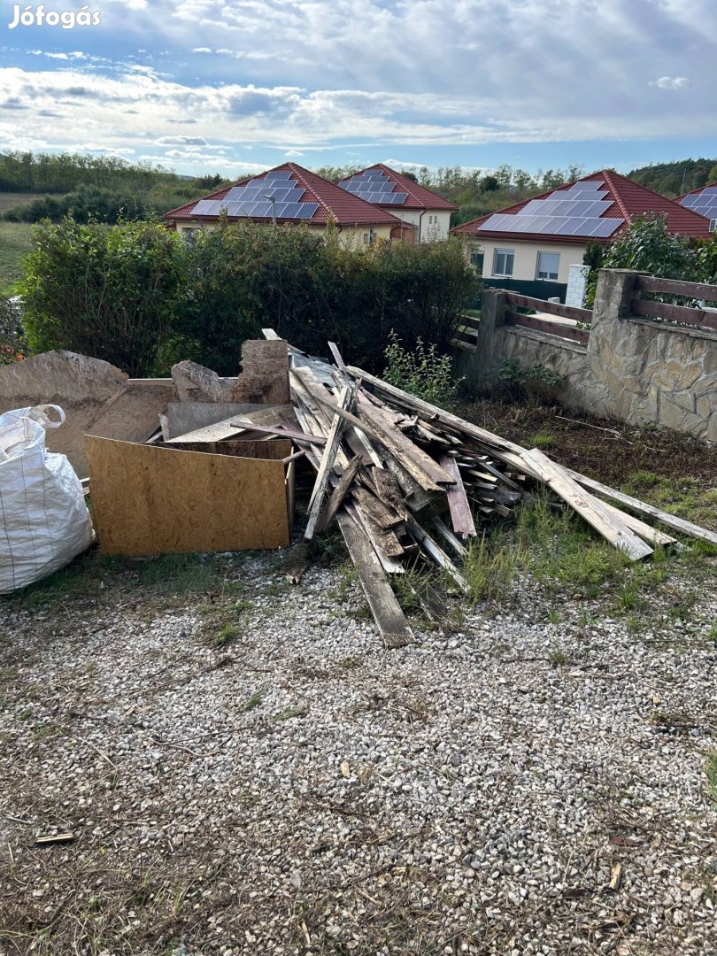 Ingyen elvihető bontási faanyag