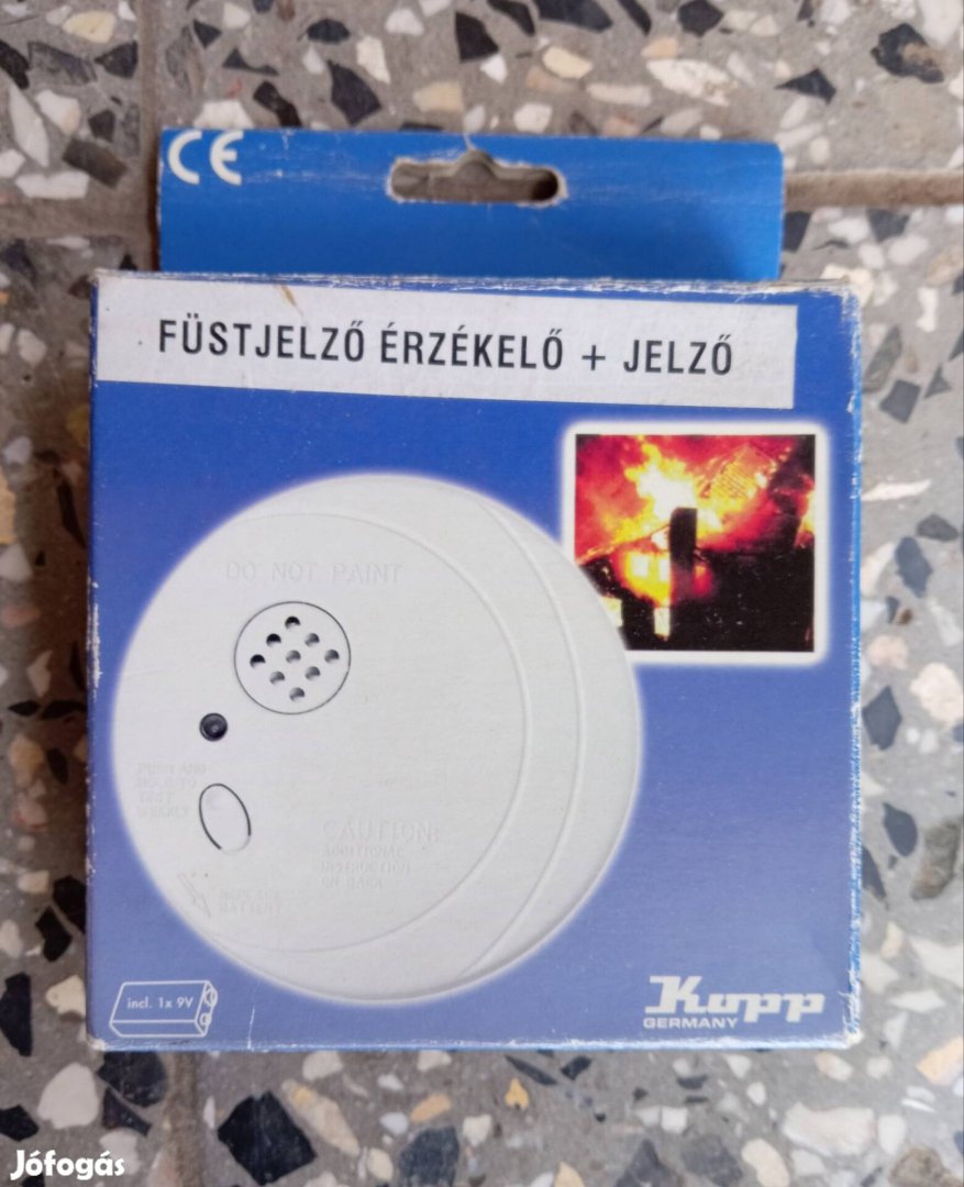 Ingyen szállítás!!! Új, Kopp, német füstérzékelő