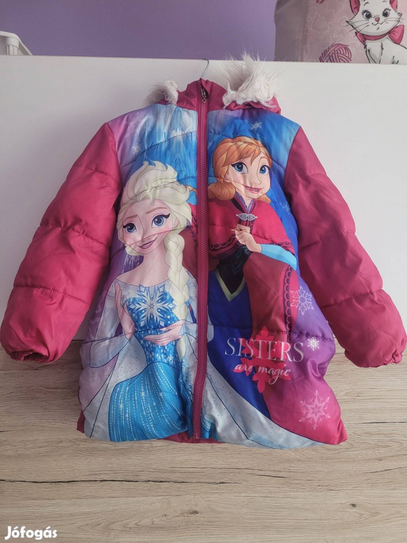 Ingyenes szállítás Jégvarázs Frozen kislány kabát 110/116