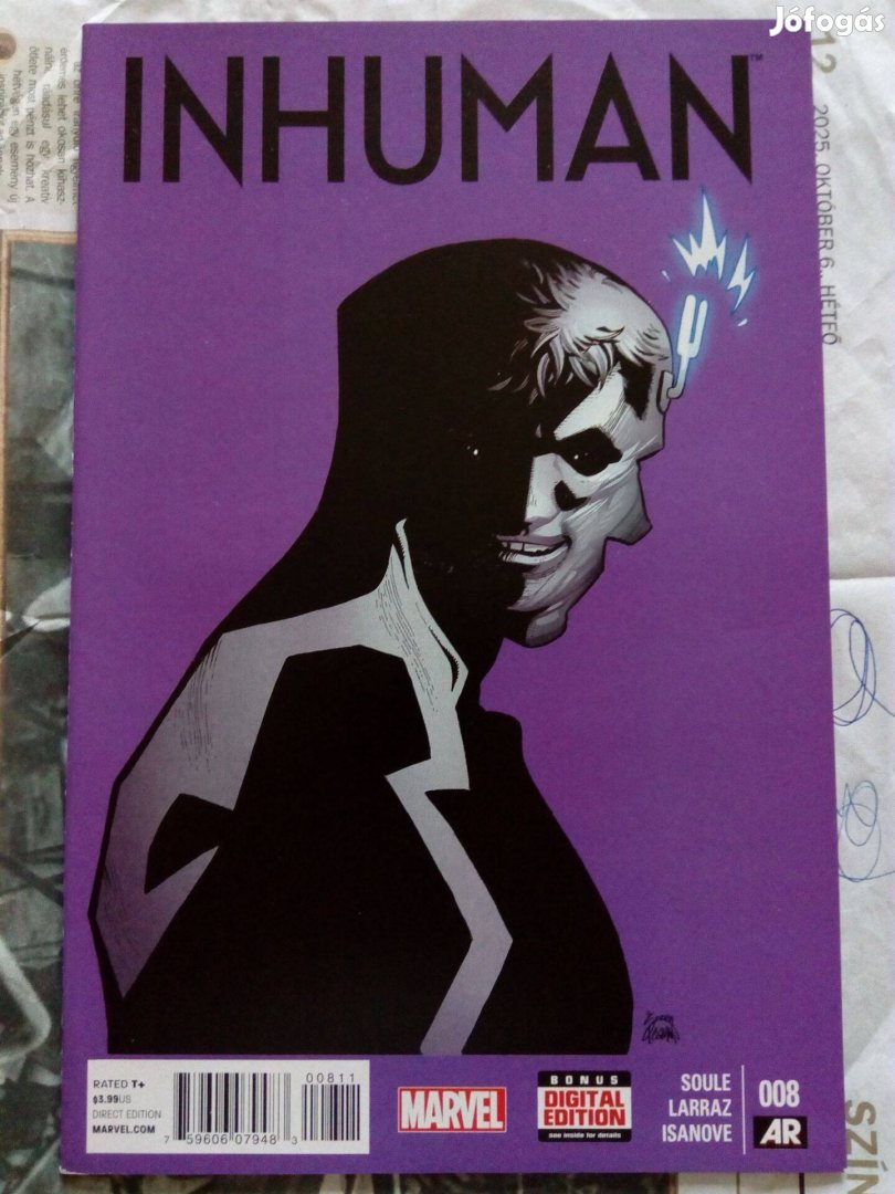 Inhuman 2014 Marvel képregény 8. szám eladó!