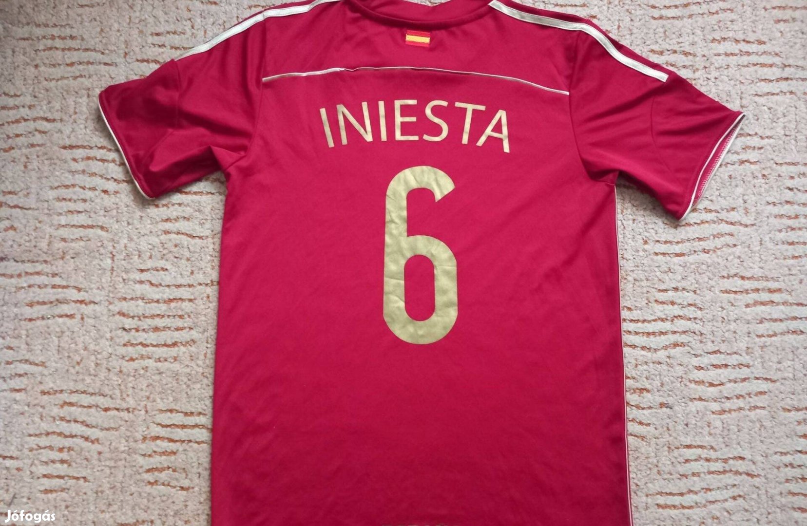 Iniesta 6-os spanyol válogatott mez M-es méret
