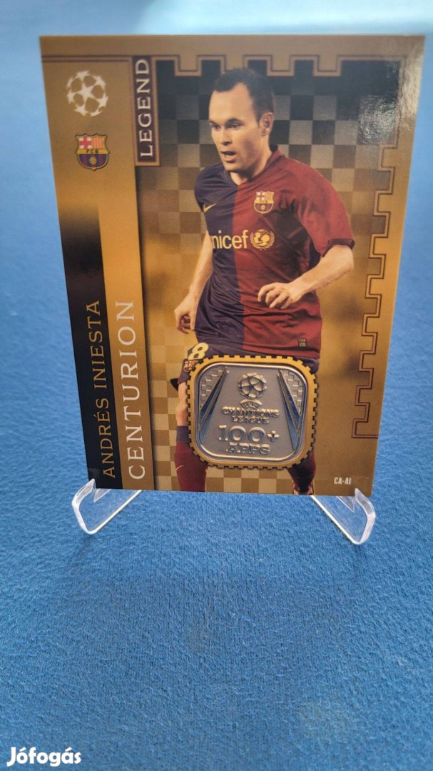 Iniesta match attax coin darabos kártya