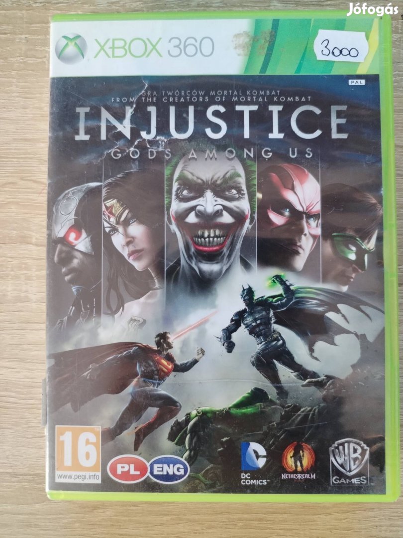 Injustice Xbox 360 játék 