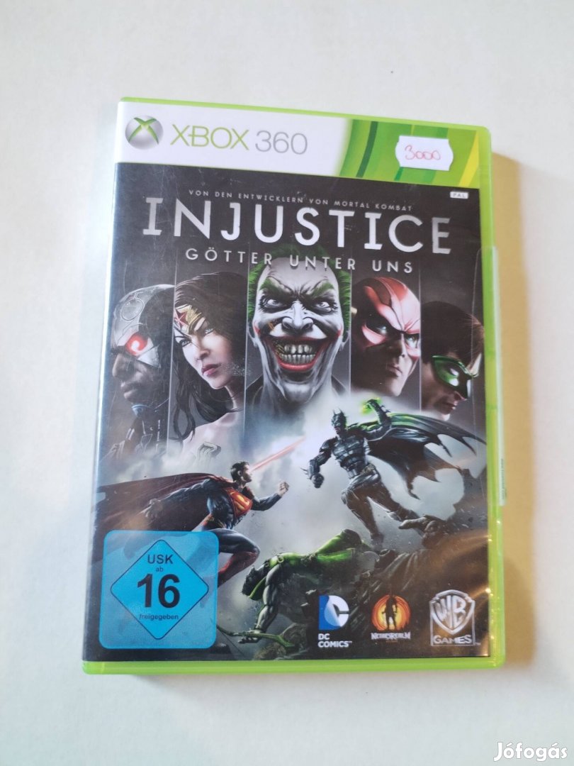Injustice Xbox 360 verekedős játék 