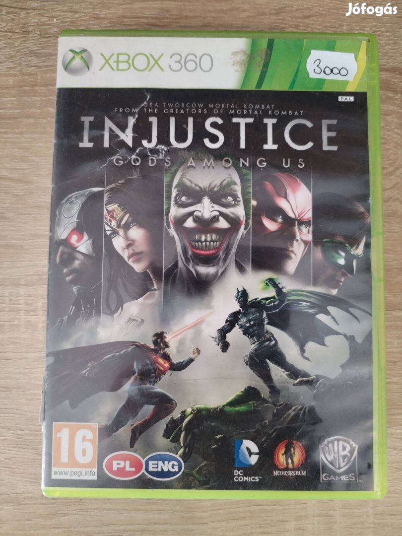 Injustice Xbox 360 verekedős játék 