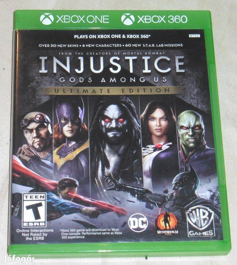 Injustice - Gods Among Us Ultimate Ed. Gyári Xbox 360, Xbox ONE Játék