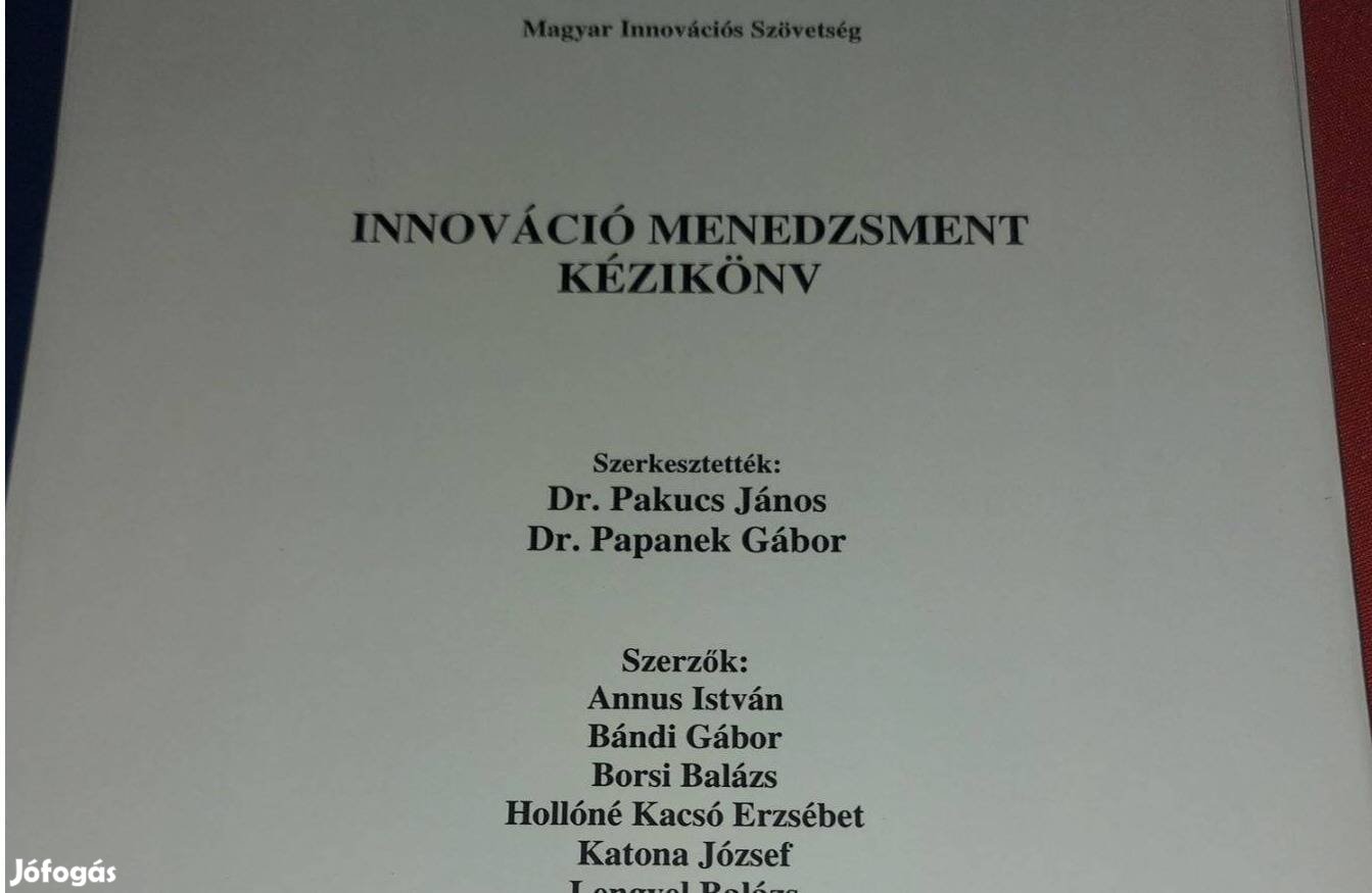 Innováció Menedzsment Kézikönyv 1790Ft