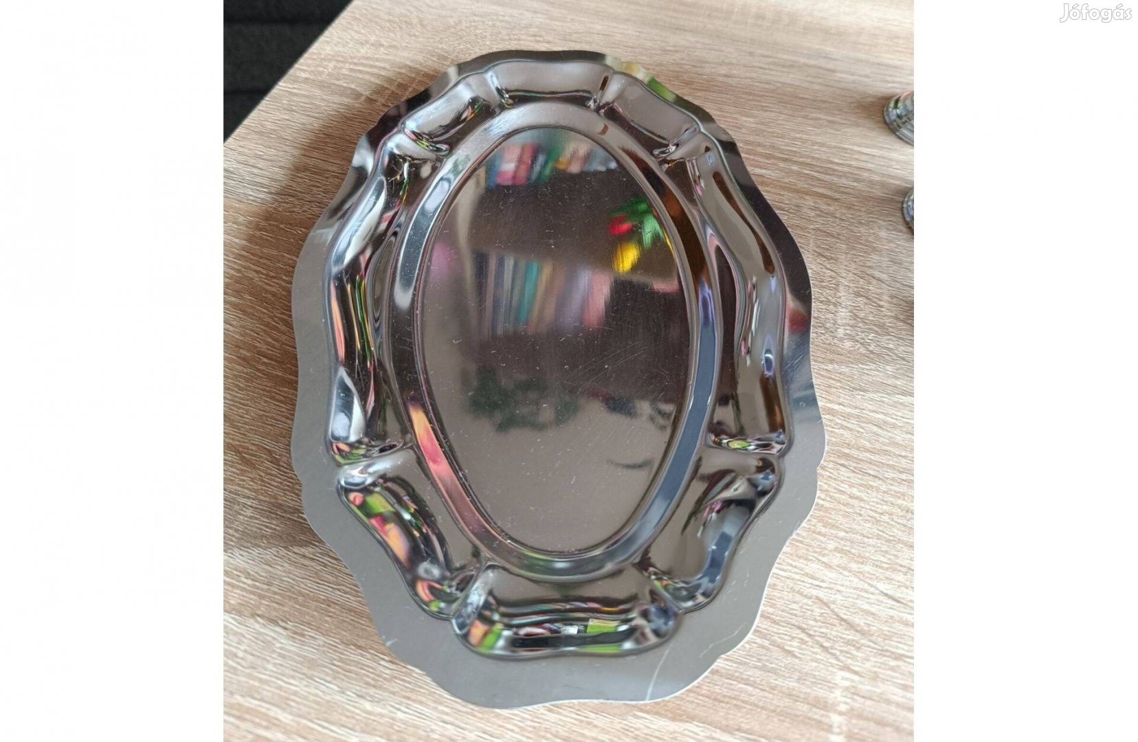 Inox fém kiváló tálca 2617 cm