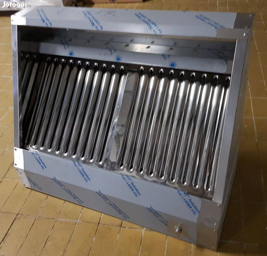 Inox ipari 1200 x 700 x 450 mm-es elszivó elszivóernyő