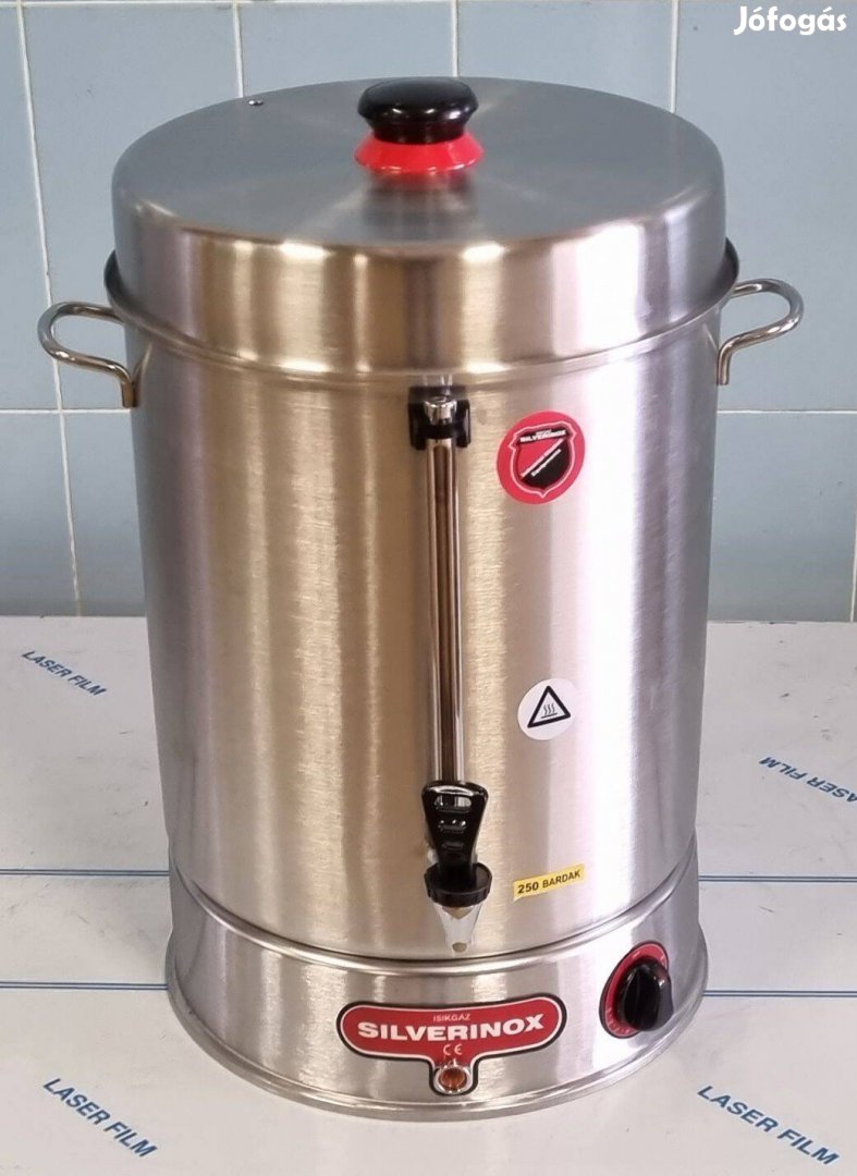 Inox rozsdamentes acél 23l-es ital főző melegentartó adagoló boci