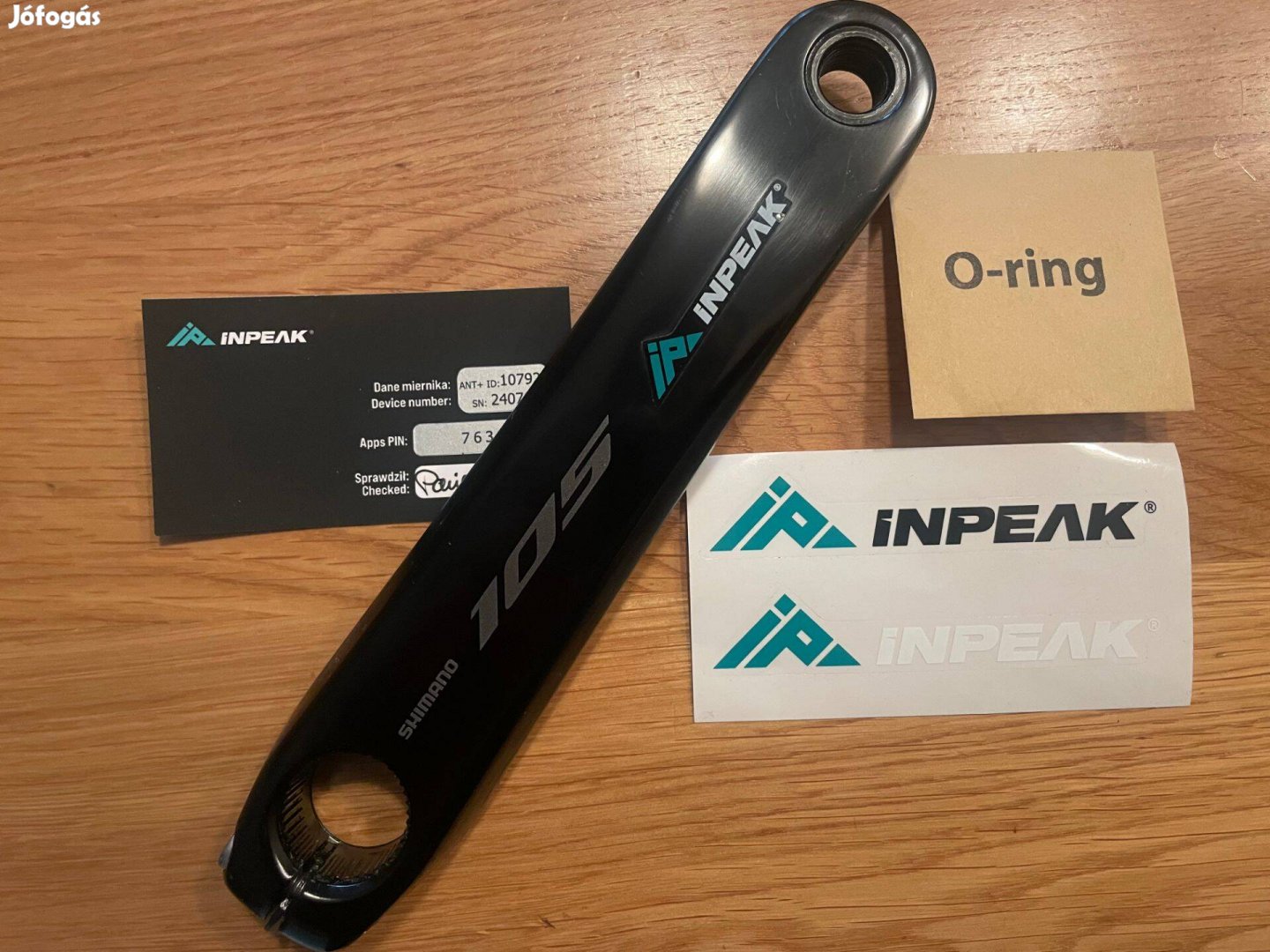 Inpeak bal hajtókar wattmérő Shimano 105 175mm