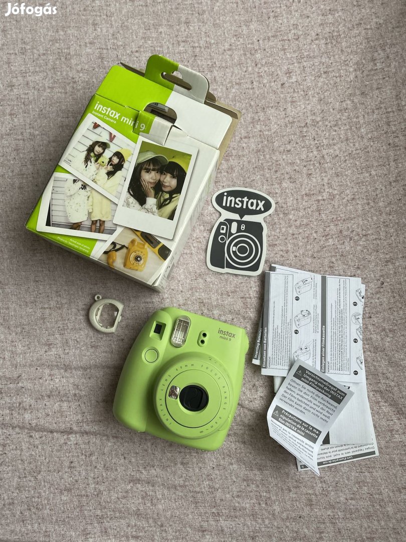 Instax mini 9 zöld instant analóg fényképezőgép