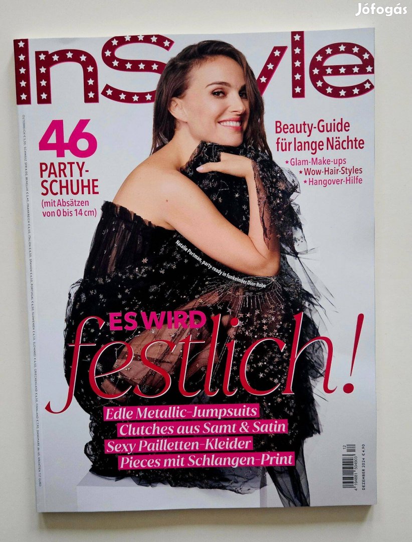 Instyle német nyelvű magazin 2024/12 Natalie Portman