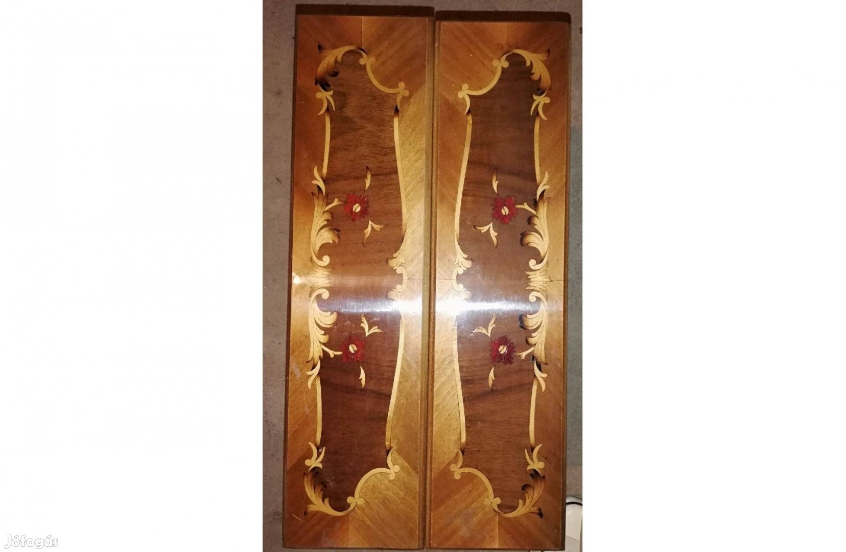 Intarziás fiók-előlap díszítésű still