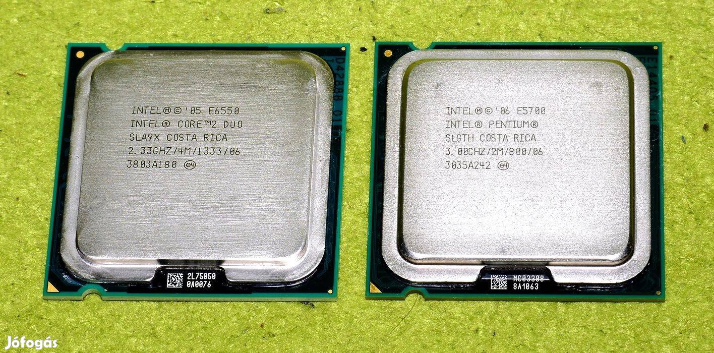 Intel 775 , E6650 és E5700 processzor együtt eladók