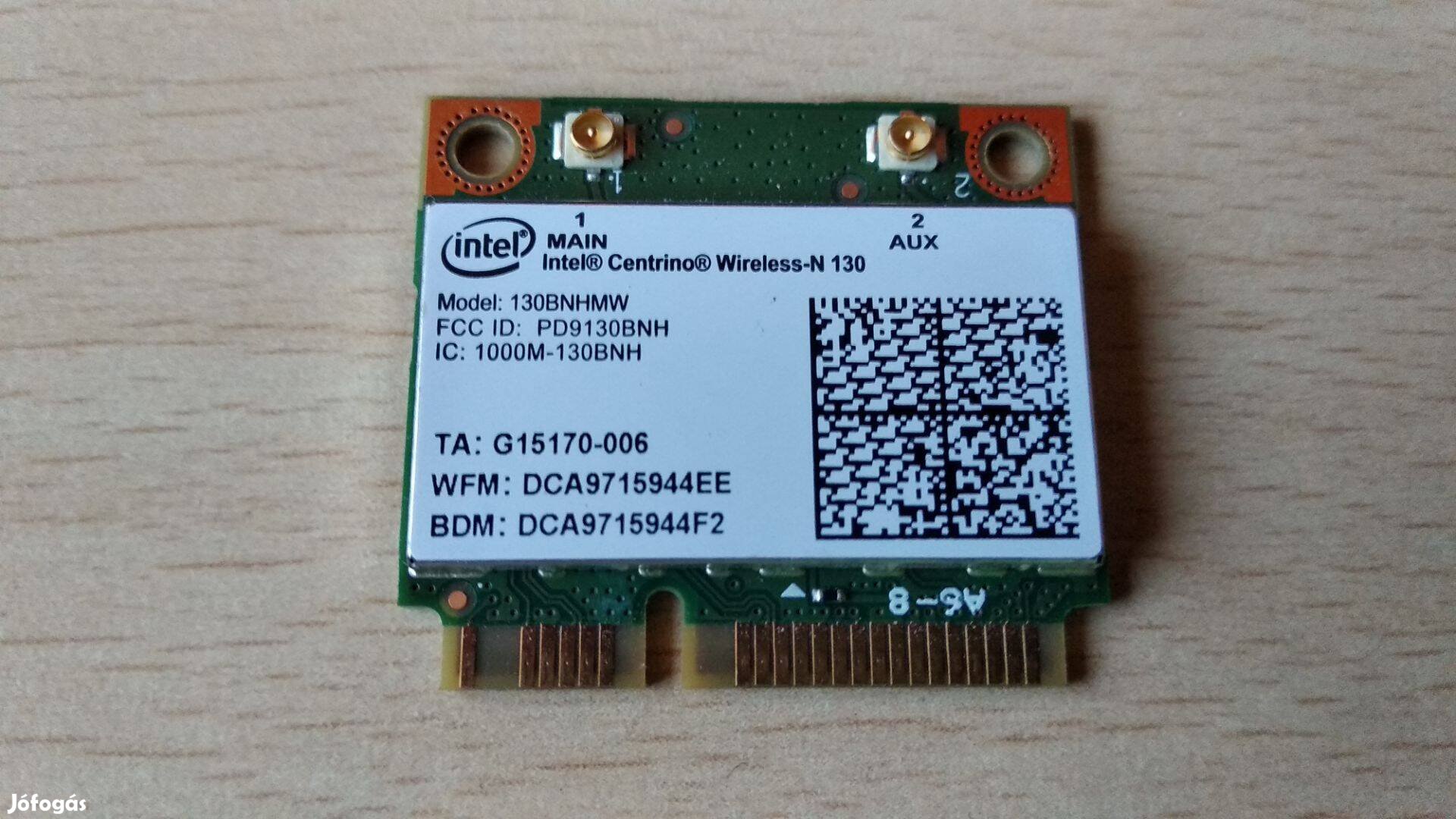 Intel Centrino Wireless-N 130, Laptop WiFi és Bluetooth