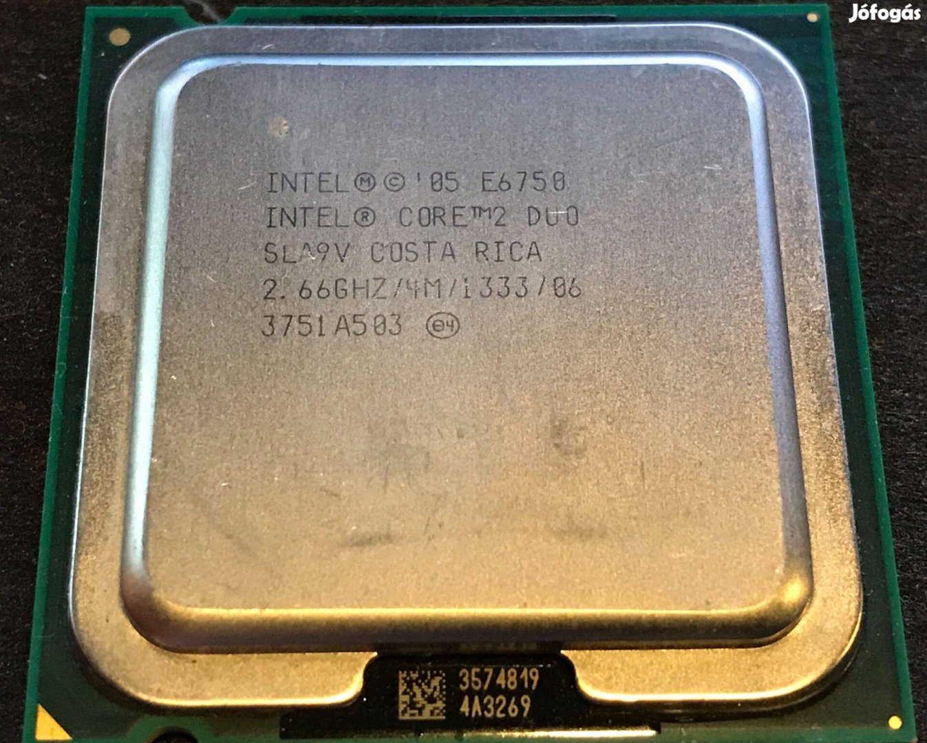 Intel Core2 Duo E6750 processzor eladó