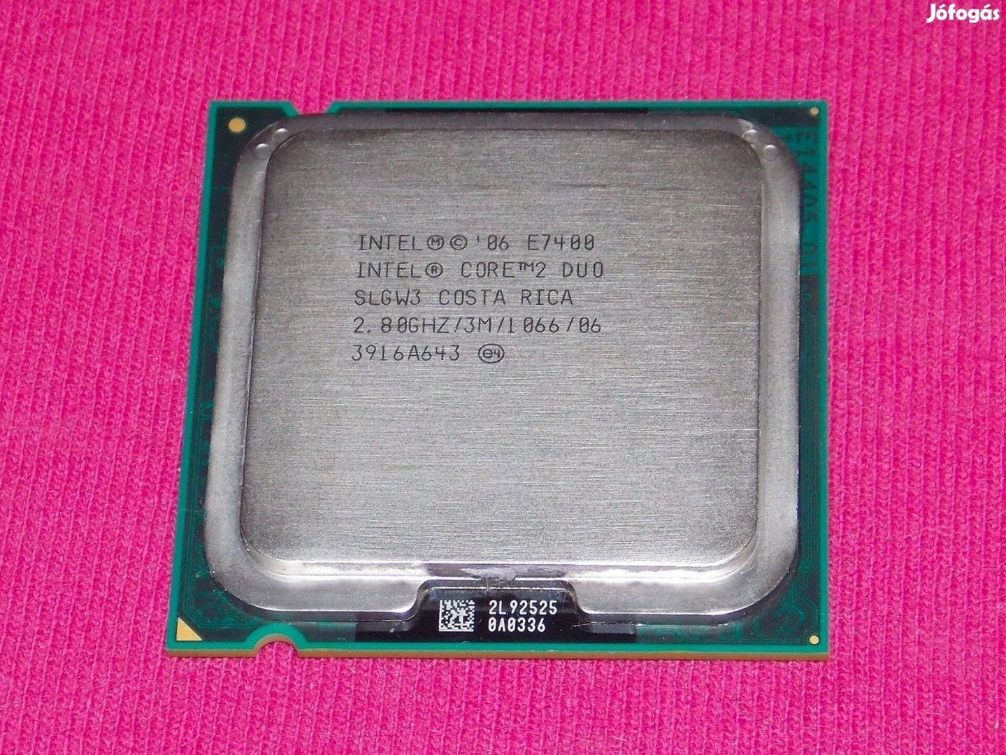 Intel Core 2 Duo E7400 2.8GHz LGA775 CPU, Processzor