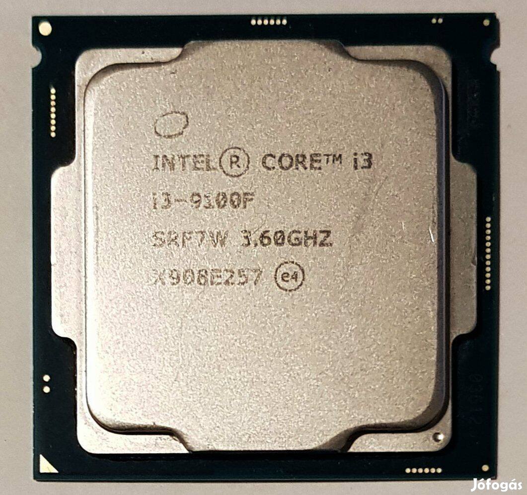 Intel Core i3-9100F 3,6 GHz 4-mag LGA1151 6MB 9. generációs processzor