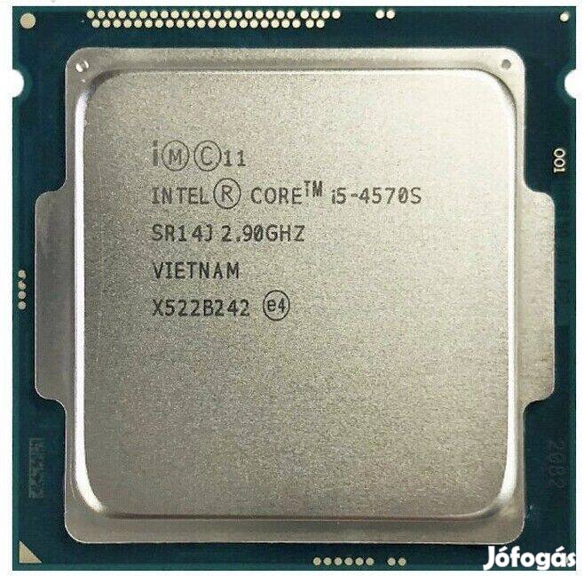 Intel Core i5-4570S 2,90 GHz-es LGA1150 CPU, számítógép processzor