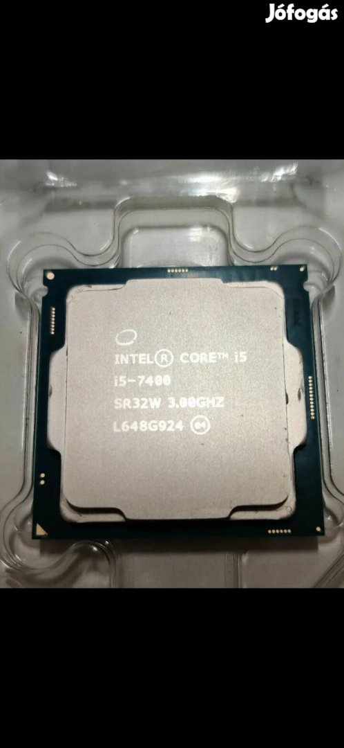 Intel Core i5 7400 3Ghz Turbo 3,5Ghz 4core 6M cache 1151 +ajándék hűtő