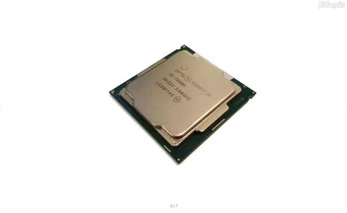 Intel Core-i5 7600K processzor (SR32V)